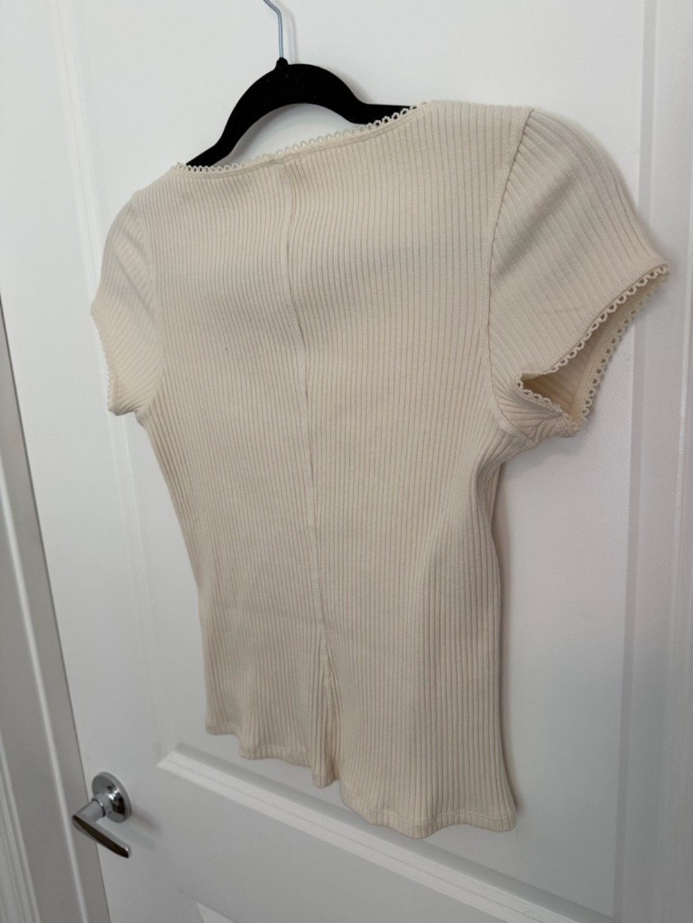 Free People Ribbed Button-Front Top - Picture 5 of 6